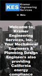 Mobile Screenshot of kramer-engineering.com